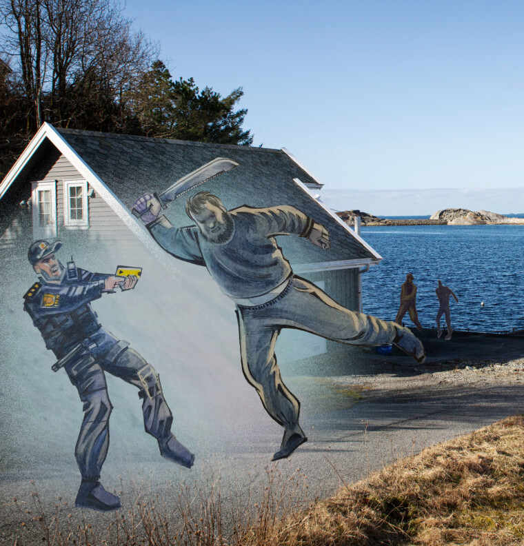 Alene mot machetemannen