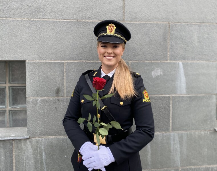 Studentrådsleder Dis Berg Våga.