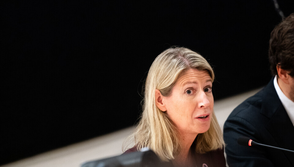 Barneombudet/Mina Gerhardsen under høringen i Kontroll- og konstitusjonskomiteen om håndteringen av koronapandemien