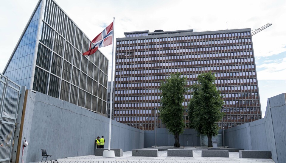 Det nye regjeringskvartalet tar form.