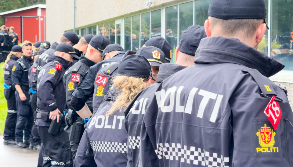 DELT I TRE: Studentene ble delt inn i tre grupper som øvde på vidt forskjellige emner.
