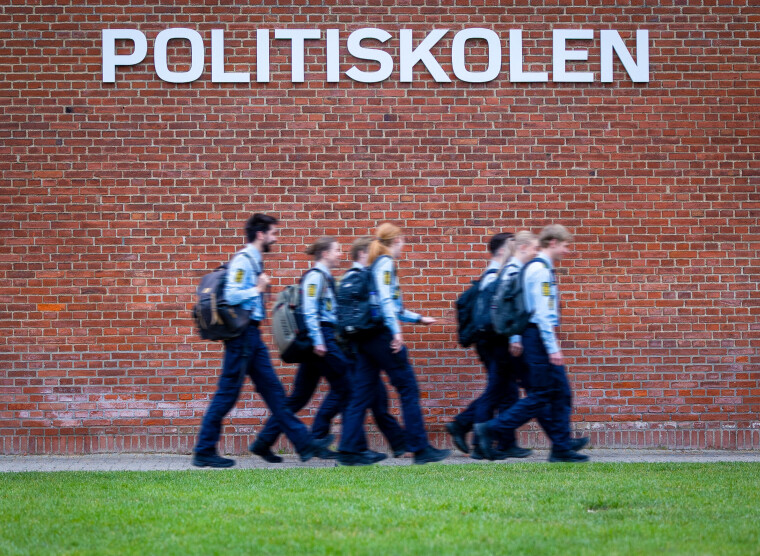 Politistudenter ved den danske politiskolen.