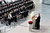 I KJENTE OMGIVELSER: Ordfører Anne Lindboe tok imot B3-studentene til sin arbeidsplass på rådhuset i Oslo og var blant de første som talte for studentene.